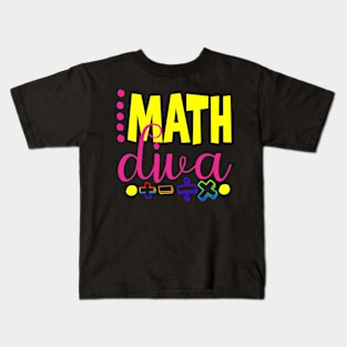 Math Diva Kids T-Shirt